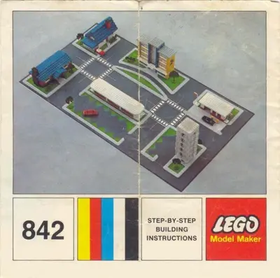 LEGO Samsonite 842 Town Plan set