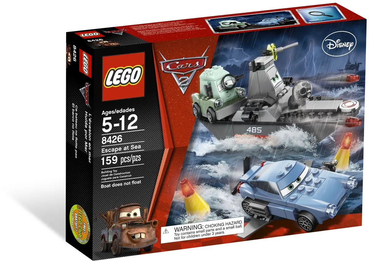 LEGO Cars 8426 Escape at Sea set, image 8