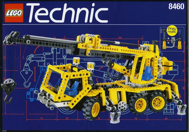 LEGO Technic 8460 Pneumatic Crane Truck set