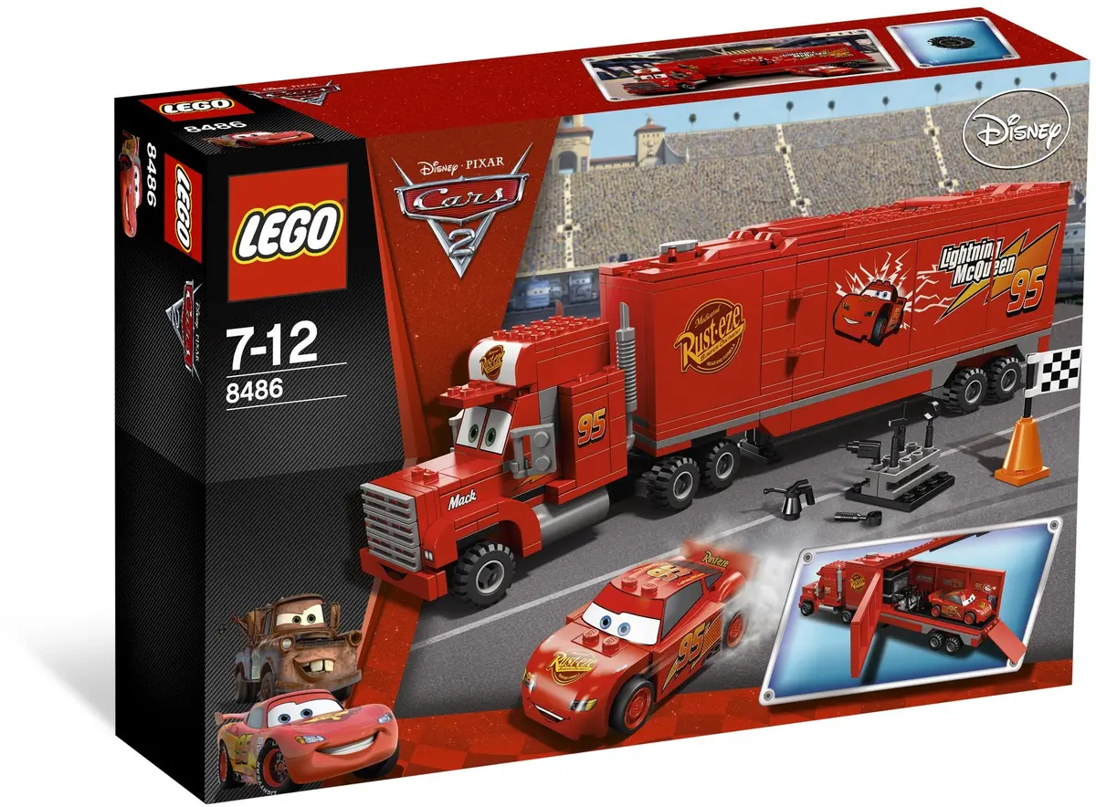 LEGO Cars 8486 Mack's Team Truck set, image 9