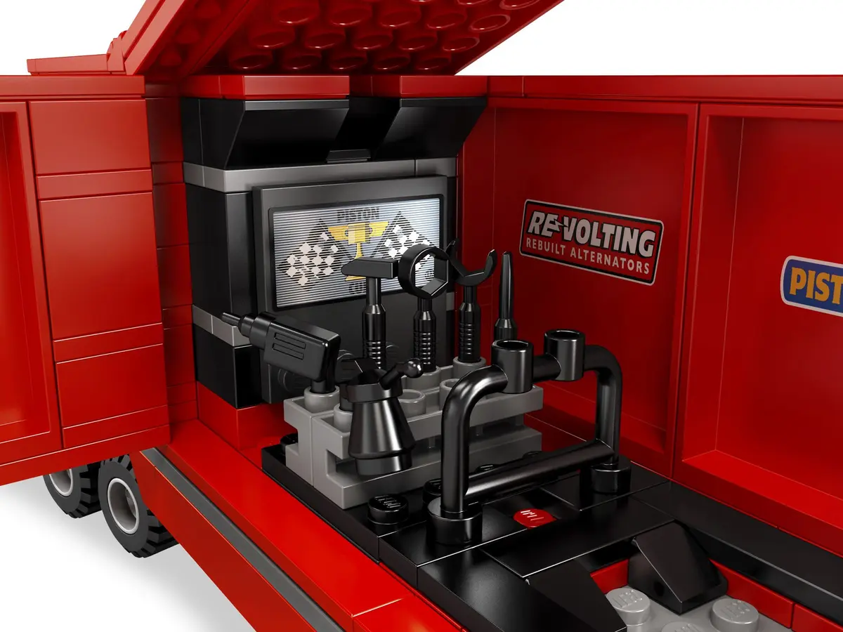 LEGO Cars 8486 Mack's Team Truck set, image 10