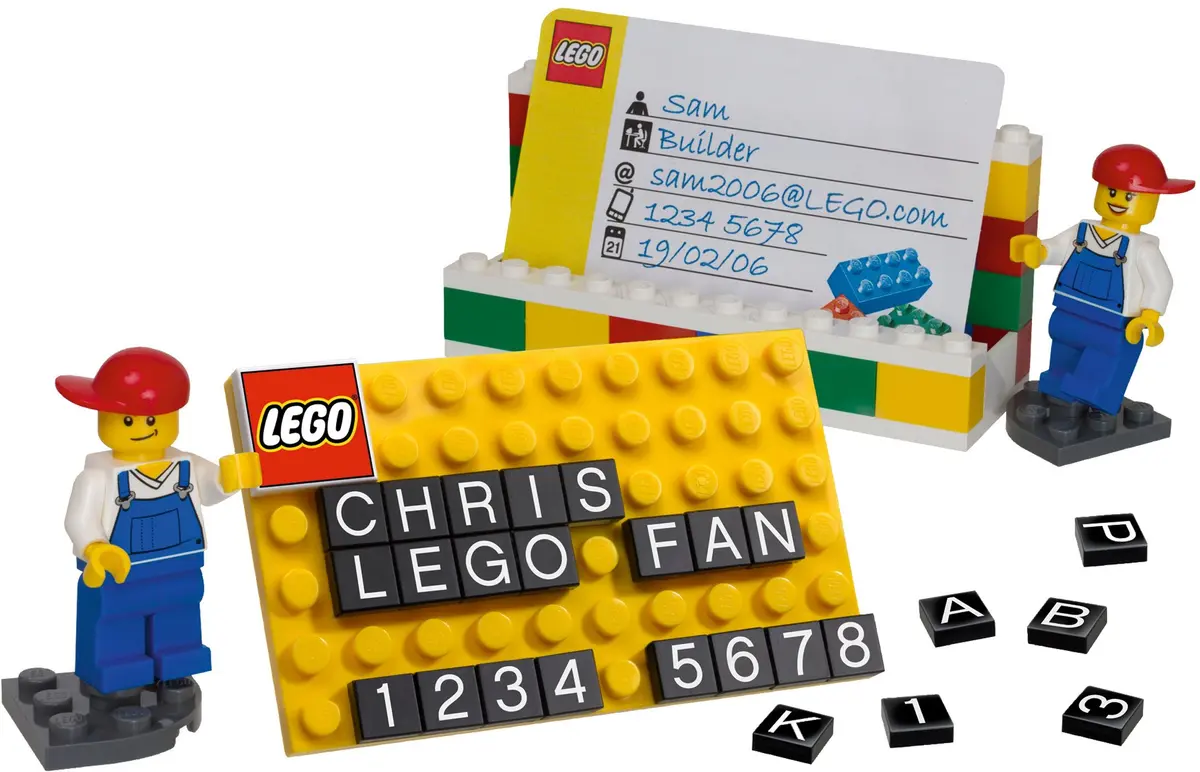 LEGO Miscellaneous 850425 Desk Business Card Holder set, image 3