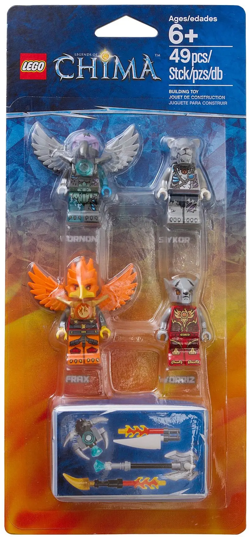 LEGO Legends of Chima 850913 Fire and Ice Minifigure Accessory Set set, image 2