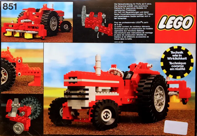 LEGO Technic 851 Tractor set