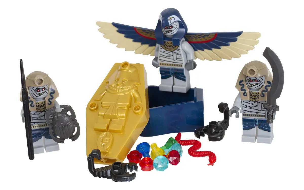 LEGO Pharaoh's Quest 853176 Skeleton Mummy Battle Pack set, image 3