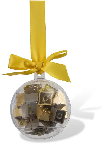 LEGO Seasonal 853345 Holiday Bauble with Gold Bricks set