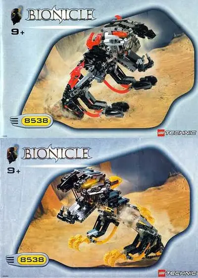 LEGO Bionicle 8538 Muaka & Kane-ra set