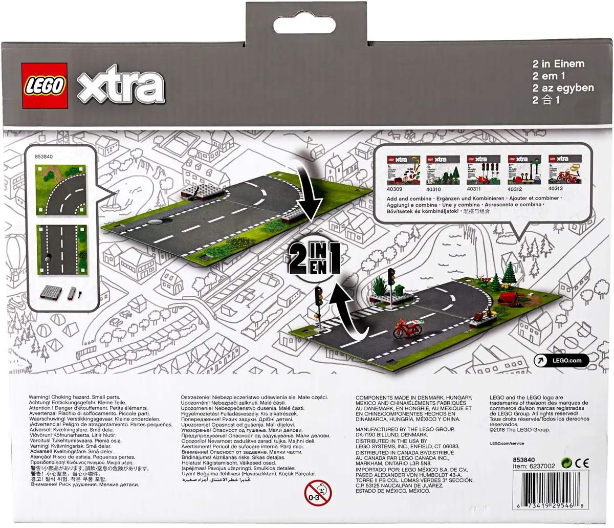 LEGO Xtra 853840 Road Playmat set, image 2