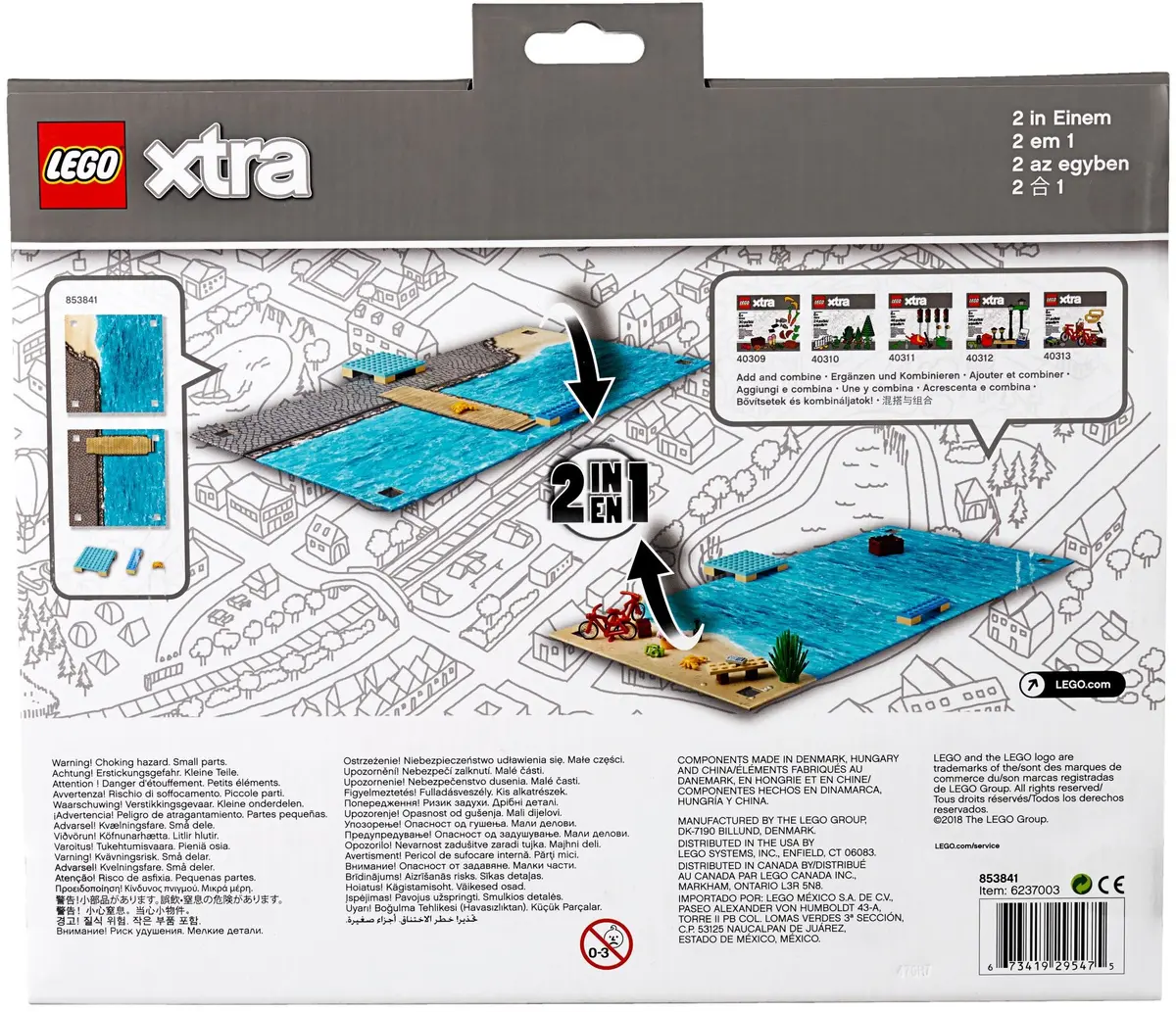 LEGO Xtra 853841 Sea Playmat set, image 2