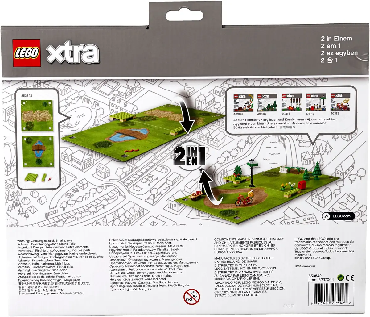 LEGO Xtra 853842 Park Playmat set, image 2