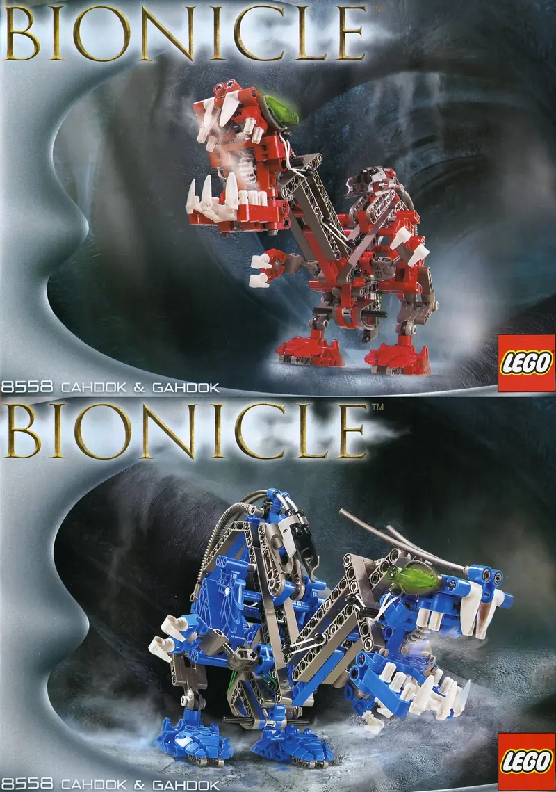 LEGO Bionicle 8558 Cahdok and Gahdok set
