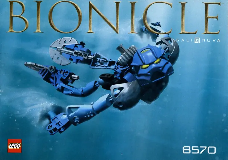 LEGO Bionicle 8570 Gali Nuva set