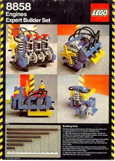 LEGO Technic 858 Auto Engines set, image 3