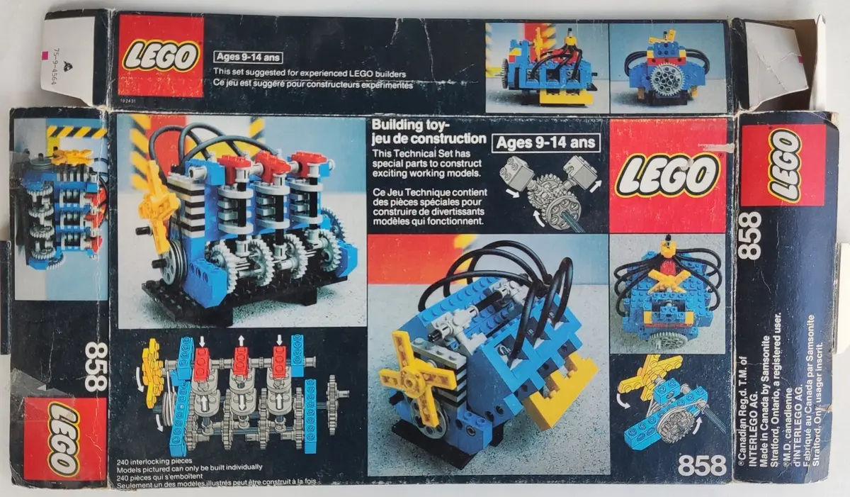 LEGO Technic 858 Auto Engines set, image 2