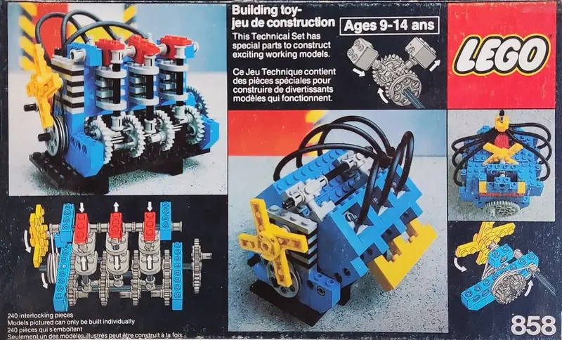 LEGO Technic 858 Auto Engines set