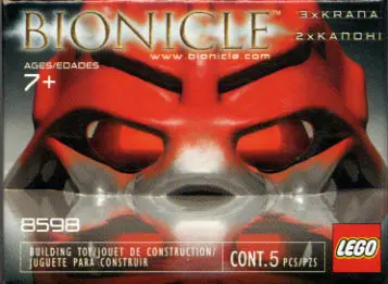 LEGO Bionicle 8598 Kanohi Nuva and Krana Pack set
