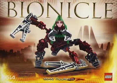 LEGO Bionicle 8614 Nuurakh set