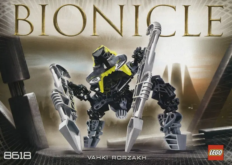 LEGO Bionicle 8618 Rorzakh set