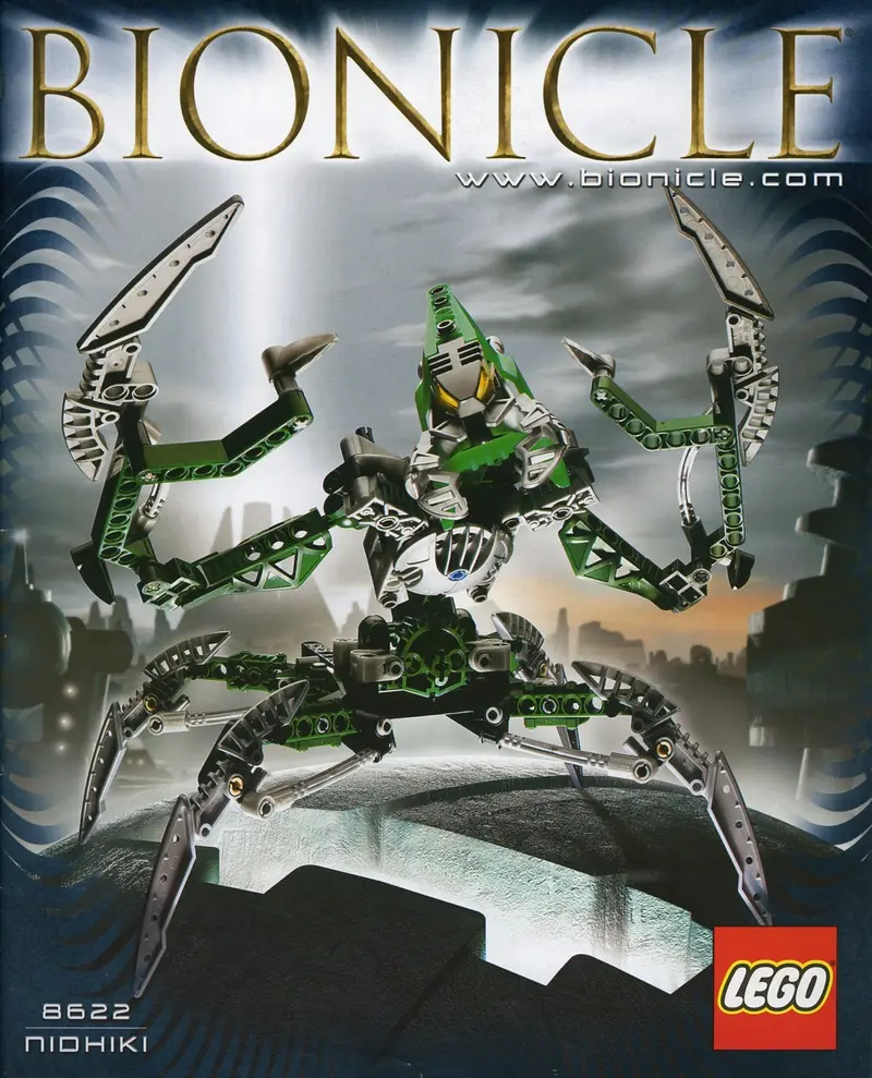 LEGO Bionicle 8622 Nidhiki set