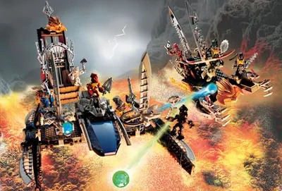 LEGO Bionicle 8624 Race for the Mask of Life set