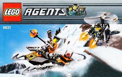 LEGO Agents 8631 Jetpack Pursuit set