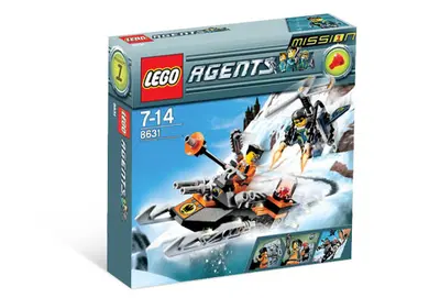 LEGO Agents 8631 Jetpack Pursuit set, image 3
