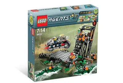 LEGO Agents 8632 Swamp Raid set, image 3