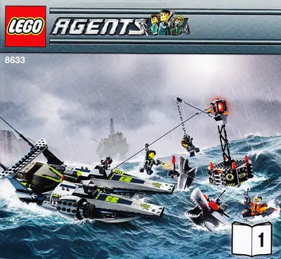 LEGO Agents 8633 Speedboat Rescue set