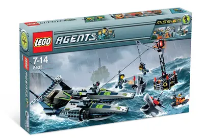 LEGO Agents 8633 Speedboat Rescue set, image 3