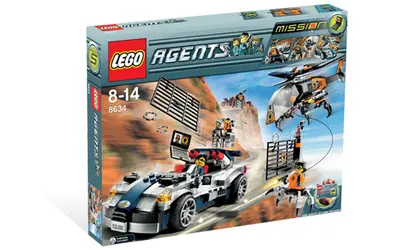 LEGO Agents 8634 Turbocar Chase set, image 4