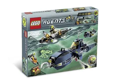 LEGO Agents 8636 Deep Sea Quest set, image 3
