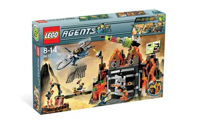 LEGO Agents 8637 Volcano Base set, image 4