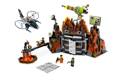 LEGO Agents 8637 Volcano Base set, image 2