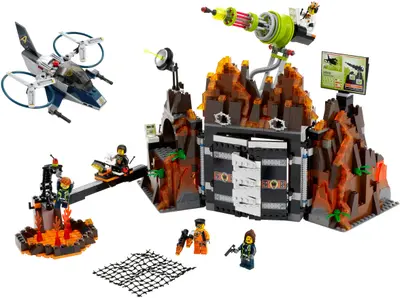LEGO Agents 8637 Volcano Base set