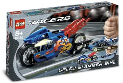 LEGO Racers 8646 Speed Slammer Bike set, image 3