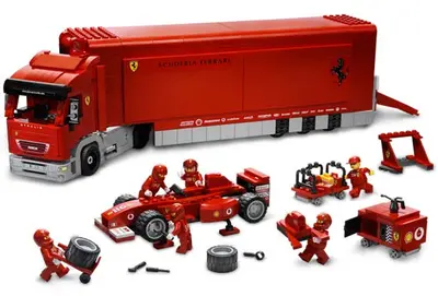 LEGO Racers 8654 Scuderia Ferrari Truck set, image 2