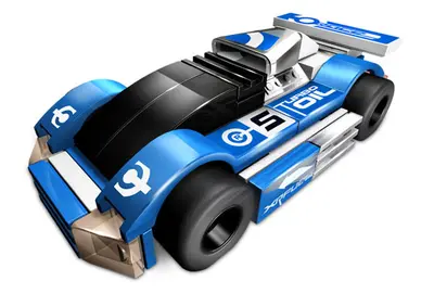 LEGO Racers 8662 Blue Renegade set, image 4