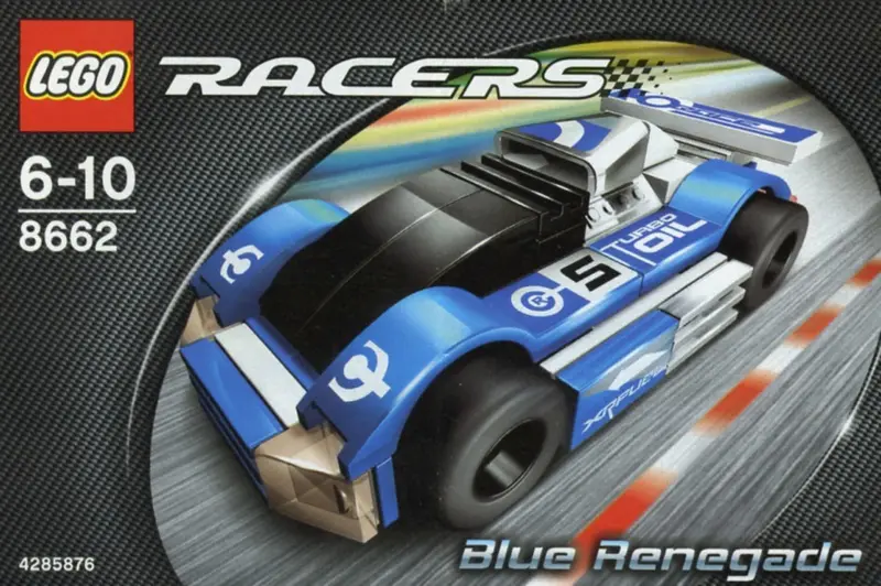 LEGO Racers 8662 Blue Renegade set