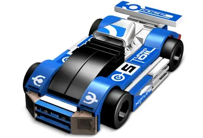 LEGO Racers 8662 Blue Renegade set, image 2