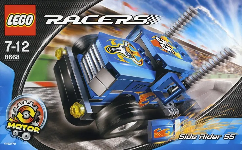 LEGO Racers 8668 Side Rider 55 set