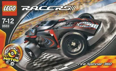 LEGO Racers 8669 Fire Spinner 360 set