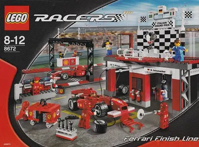 LEGO Racers 8672 Ferrari Finish Line set