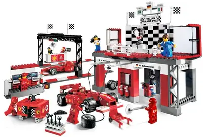 LEGO Racers 8672 Ferrari Finish Line set, image 3