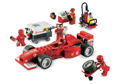 LEGO Racers 8673 Ferrari F1 Fuel Stop set, image 2