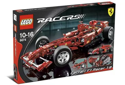 LEGO Racers 8674 Ferrari F1 Racer 1:8 set, image 4