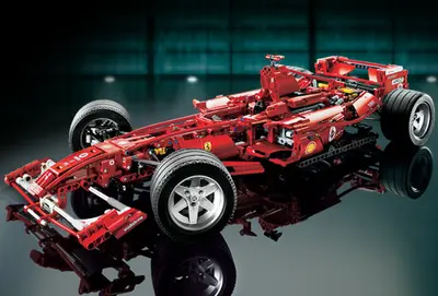 LEGO Racers 8674 Ferrari F1 Racer 1:8 set, image 3