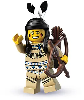 LEGO Collectable Minifigures 8683 Tribal Hunter set