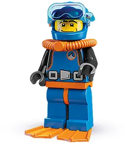 LEGO Collectable Minifigures 8683 Deep Sea Diver set