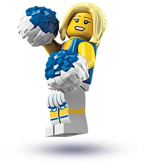 LEGO Collectable Minifigures 8683 Cheerleader set