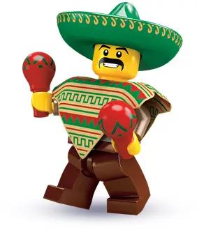 LEGO Collectable Minifigures 8684 Mariachi set